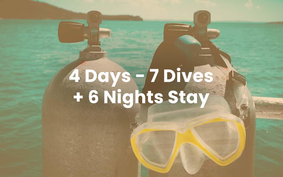2 Days / 4 Dives + 4 Nights Stay (Copy) (Copy)